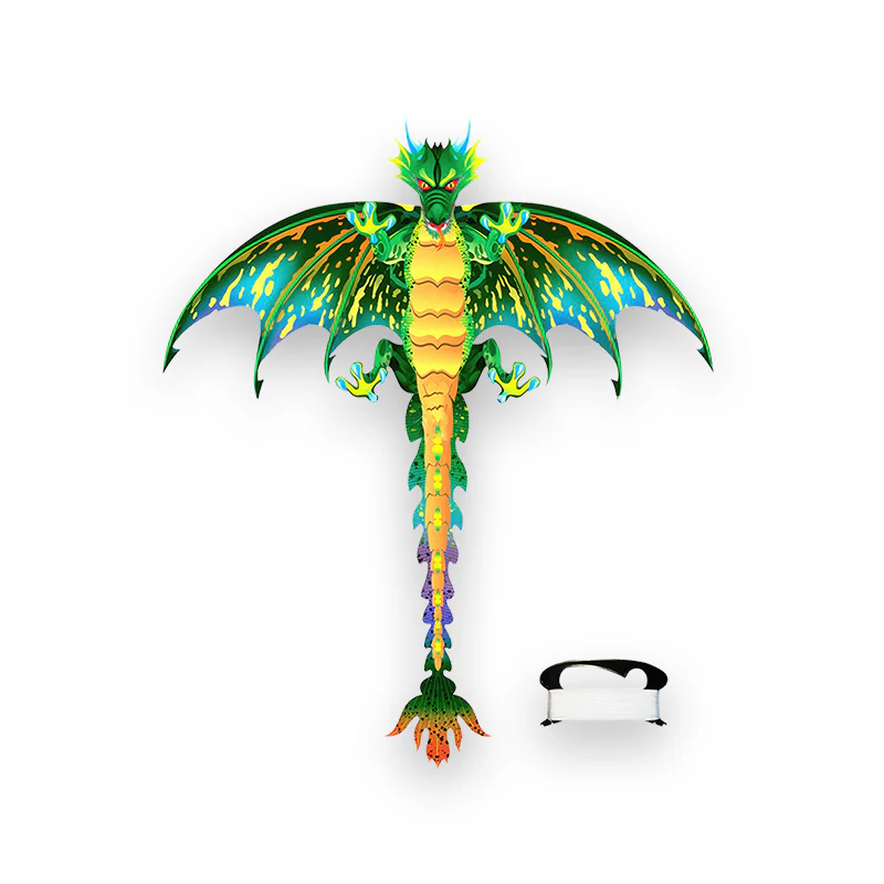 Cerf volant chinois multicolore