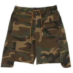 Short poche cargo militaire kaki