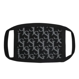 Masque monogramme SJ noir