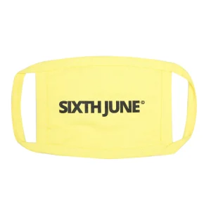 Masque logo Sixth June jaune