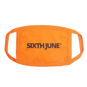 Masque logo Sixth June orange