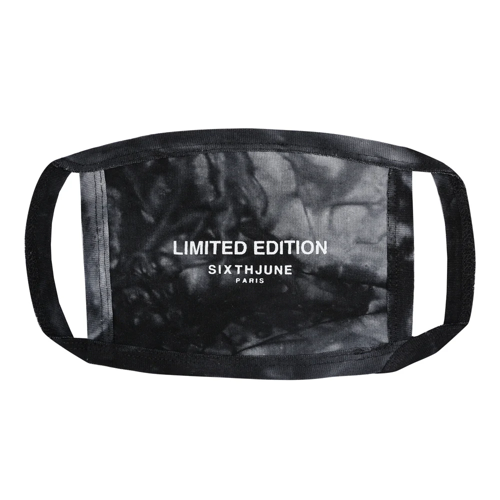 Masque tie dye Limited Edition noir – Image 2