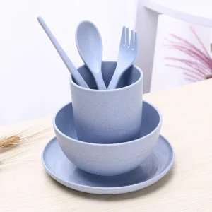 Bol à Riz Chinois Service De Table Bleu