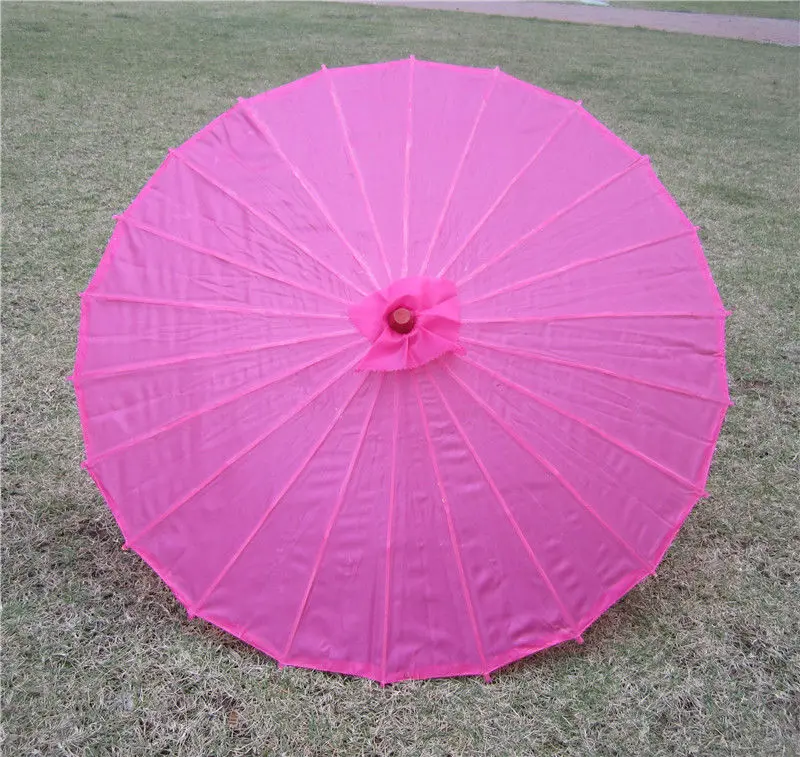 Ombrelle Chinoise Coloré En Tissu – Image 8