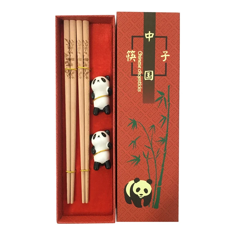 Baguettes Chinoises Bois Panda Coffret – Image 5
