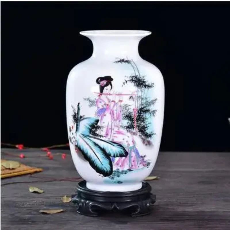 Vase Chinois Ancien Avec Socle – Image 9