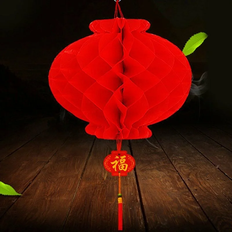 Lanterne Chinoise Rouge Plastique – Image 4