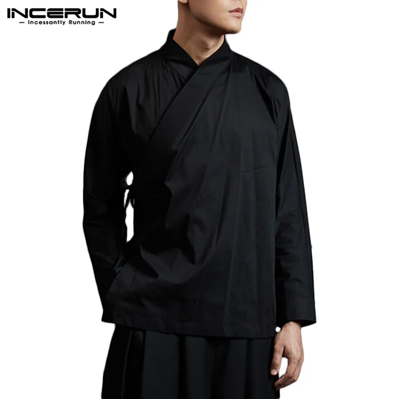 Chemises Chinoises Hommes Longues Lacets – Image 3