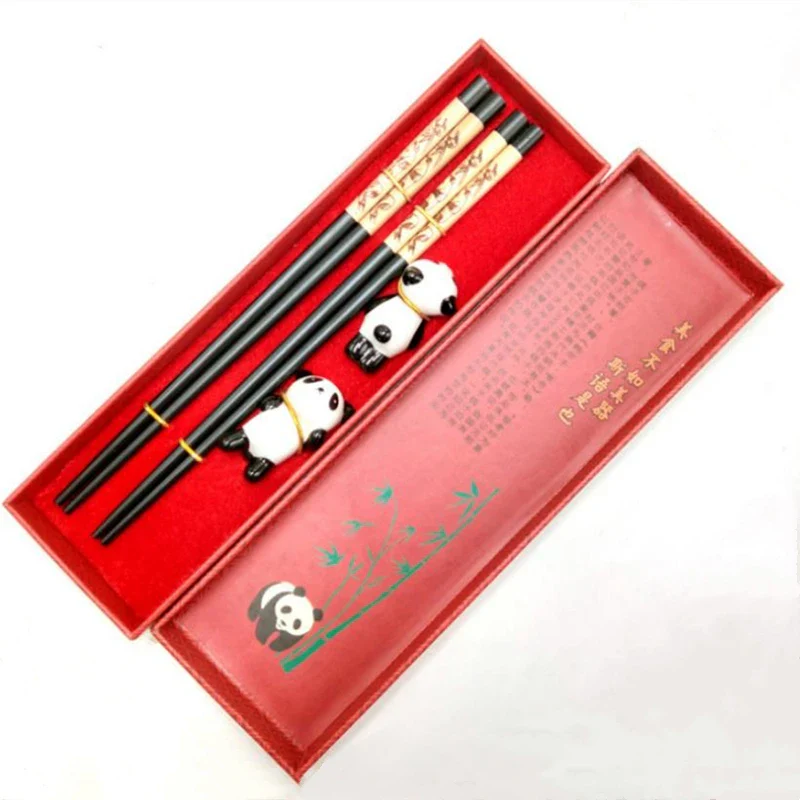 Baguettes Chinoises Bois Panda Coffret – Image 7