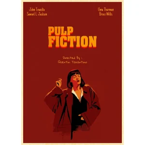 Tableau Chinois Pulp Fiction Papier