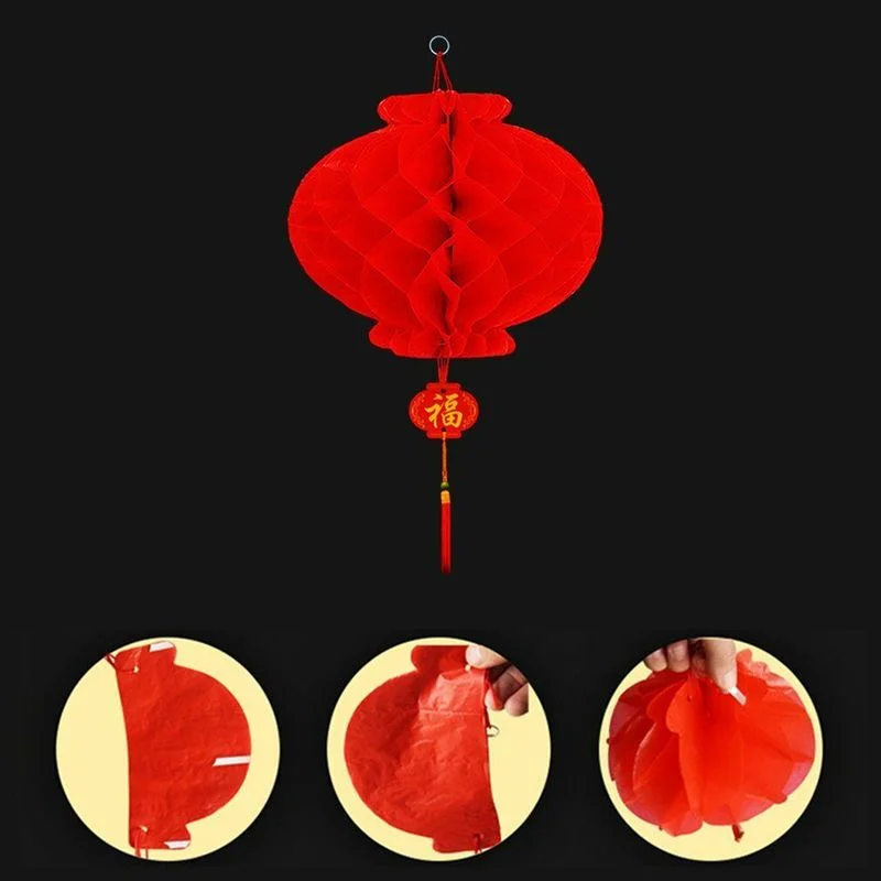 Lanterne Chinoise Rouge Plastique – Image 6