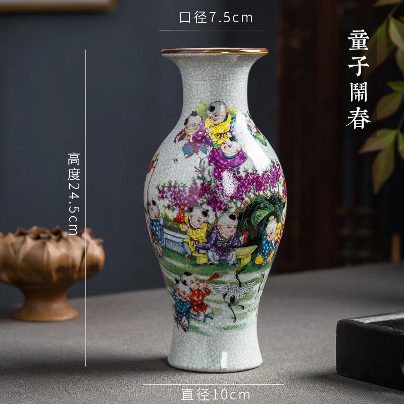 Vase Chinois Ancien Dieu Bouddhiste – Image 9