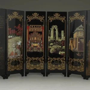 Paravent Chinois Scène De Pékin