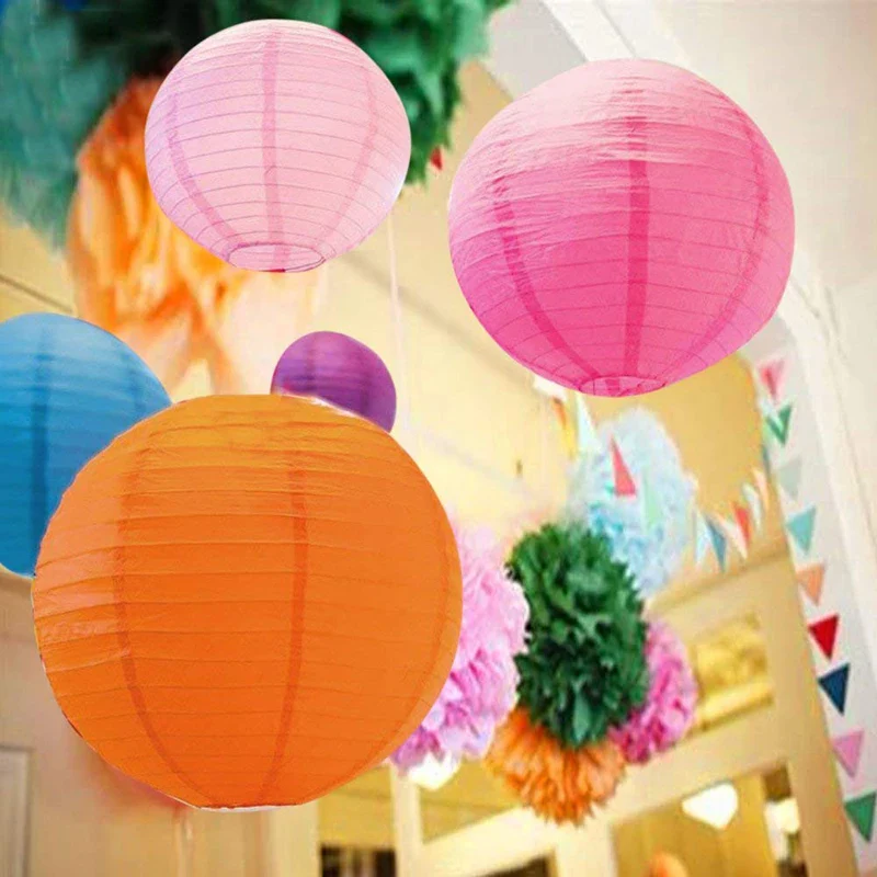 Boules Chinoises Papier Colorées Assorties – Image 6