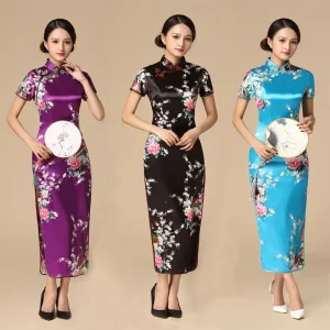 Robe Chinoise Long Slim
