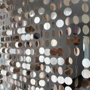 Rideau Chinois Décoratif PVC Sequins