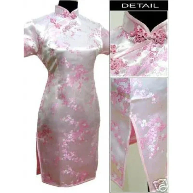 Cheongsam Robe Qipao Boutons Fleuris – Image 8