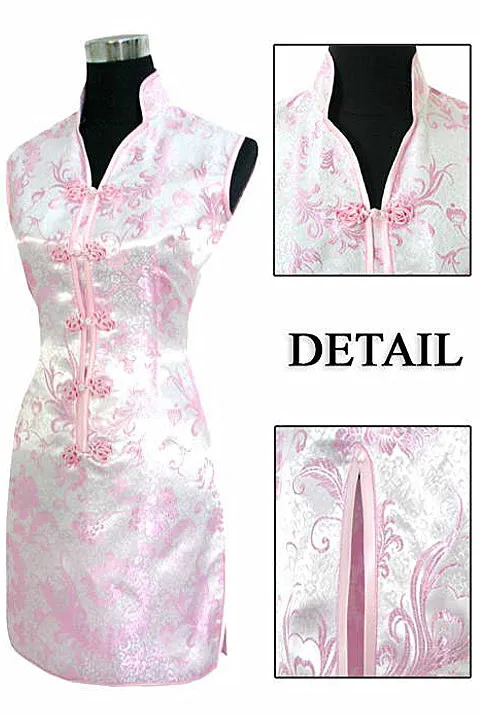 Robe Chinoise Violet Cheongsam – Image 8