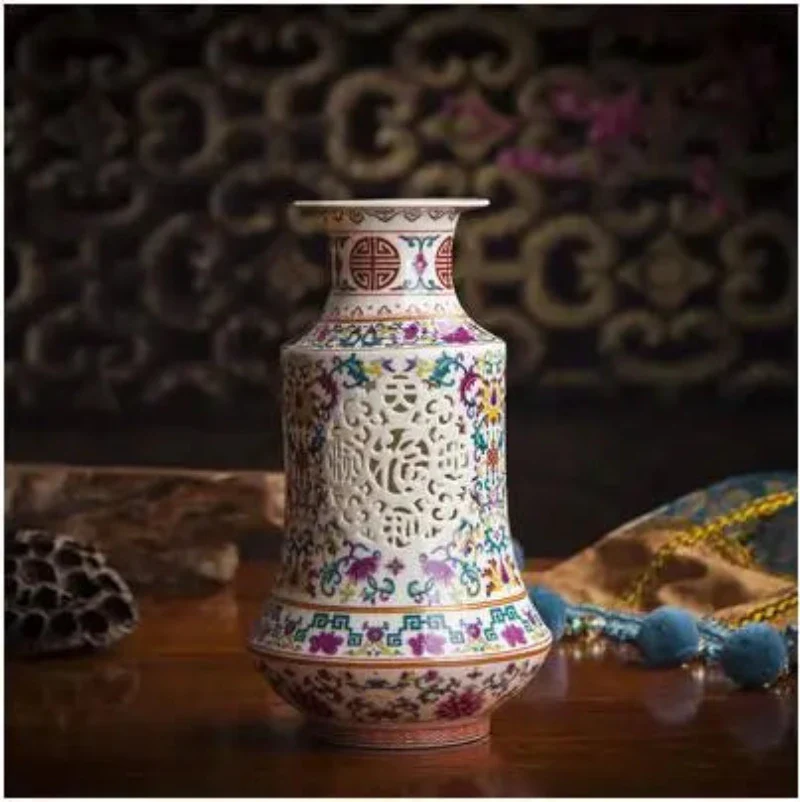 Vase Chinois Ancien Creux – Image 5