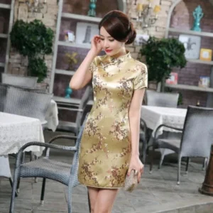 Cheongsam Robe Courte De Shanghai
