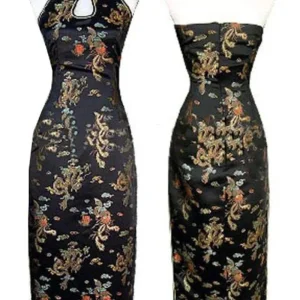 Cheongsam Robe Longue Dos Nu