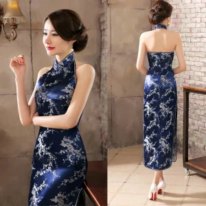 Robe Chinoise Soirée Satin