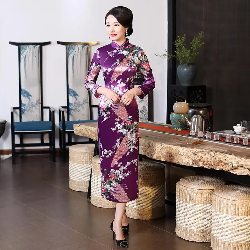 Robe Chinoise Traditionnelle Tendance – Image 9