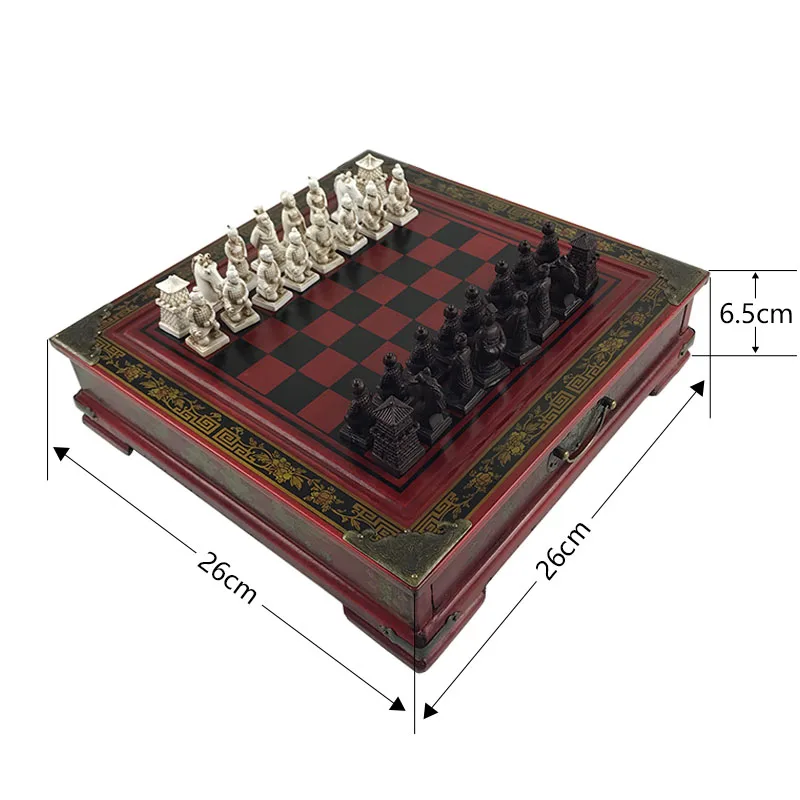 Échecs Chinois Résine Guerriers Terracotta – Image 5