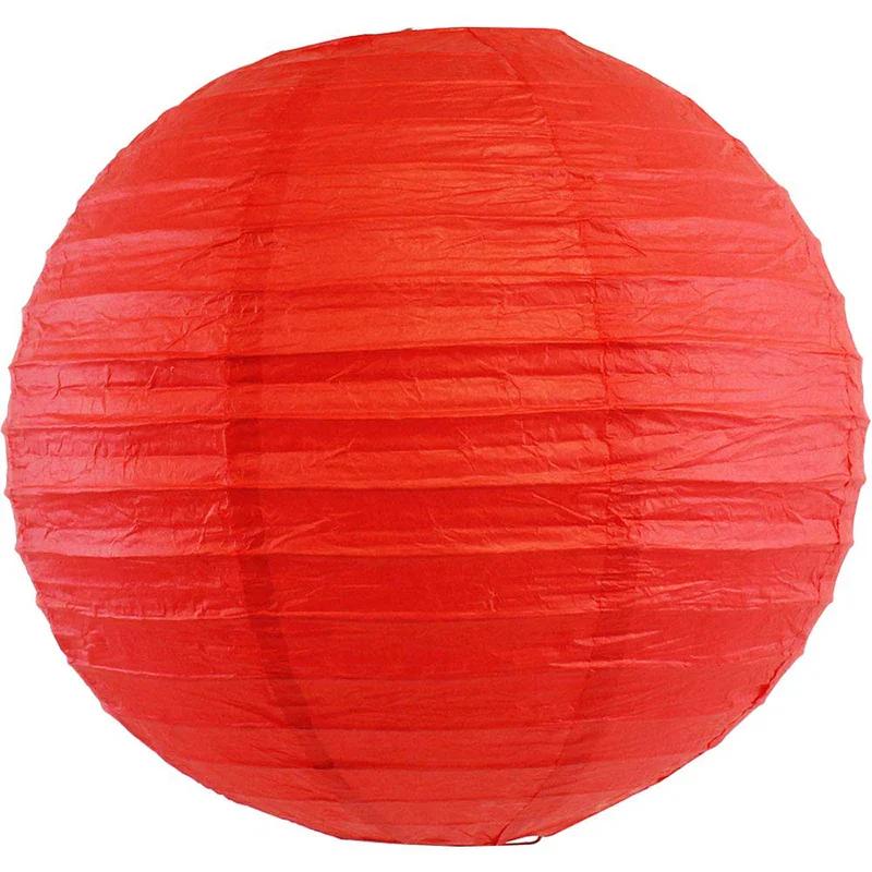Boules Chinoises Papier Rouge Mariage – Image 4