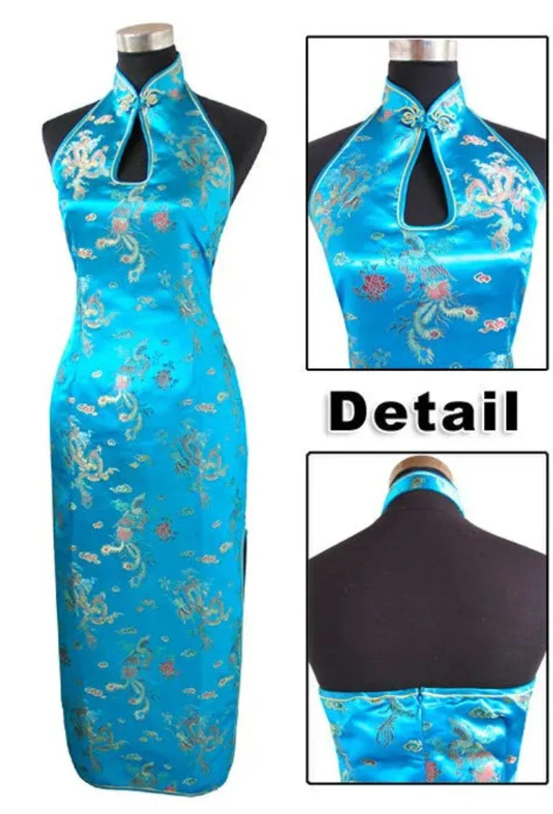 Cheongsam Robe Longue Dos Nu – Image 4