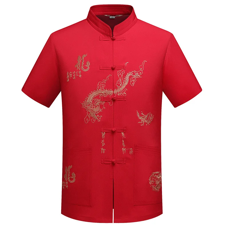 Chemises Chinoises Hommes Kung-Fu Dragon – Image 2