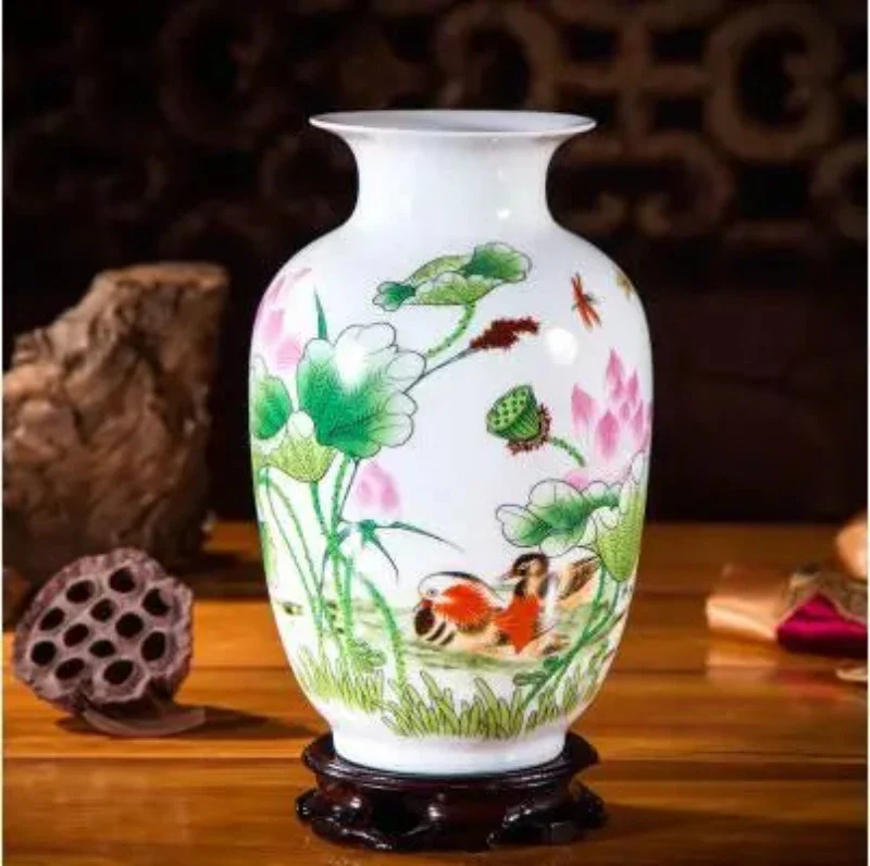 Vase Chinois Ancien Avec Socle – Image 8