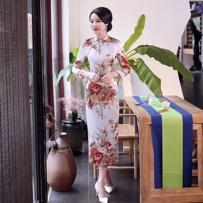 Robe Chinoise Traditionnelle Tendance – Image 4