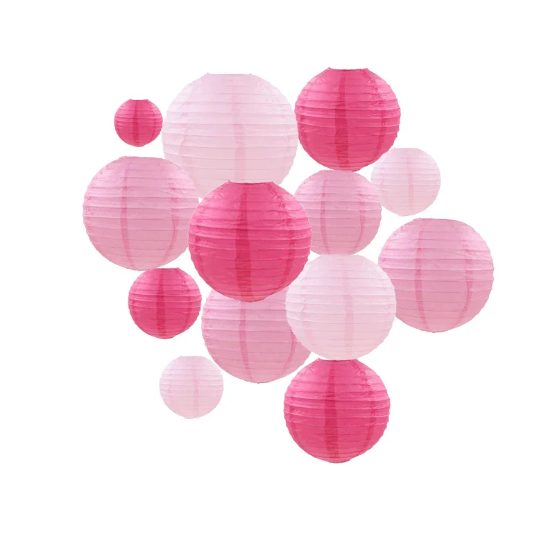 Lanterne Chinoise Papier Or Et Blanc – Image 9