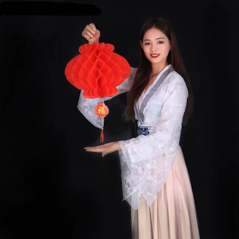 Lanterne Chinoise Rouge Plastique – Image 5