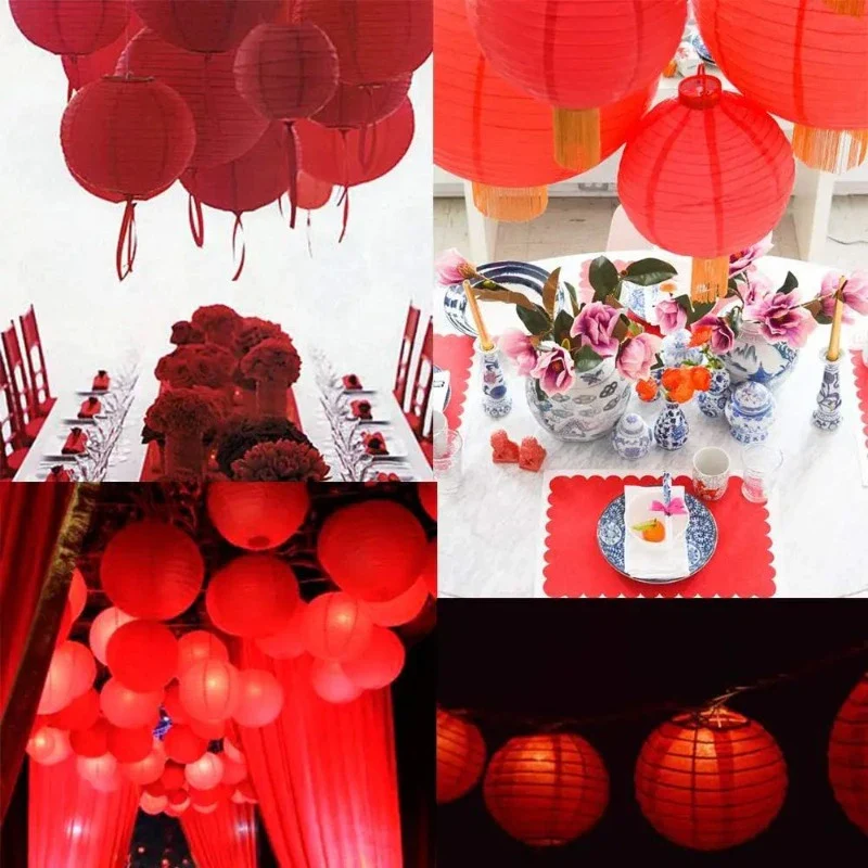 Boules Chinoises Papier Lanternes Rouges – Image 7