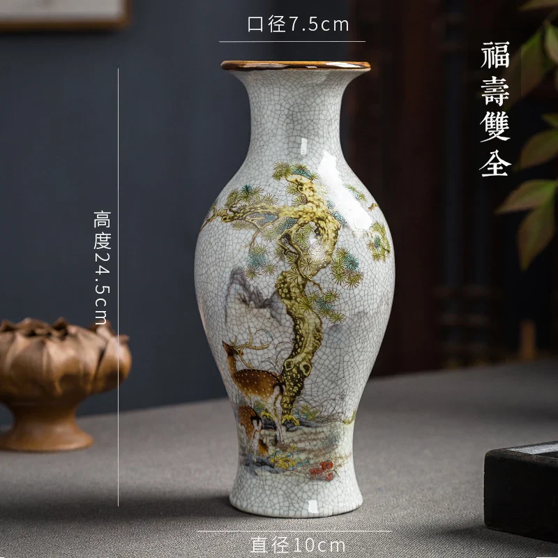 Vase Chinois Ancien Dieu Bouddhiste – Image 6