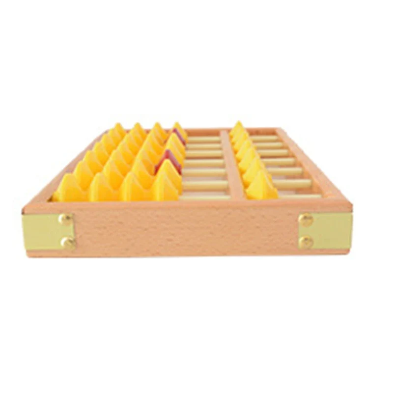 Boulier Chinois Abaque Bois 7 Colonnes – Image 4