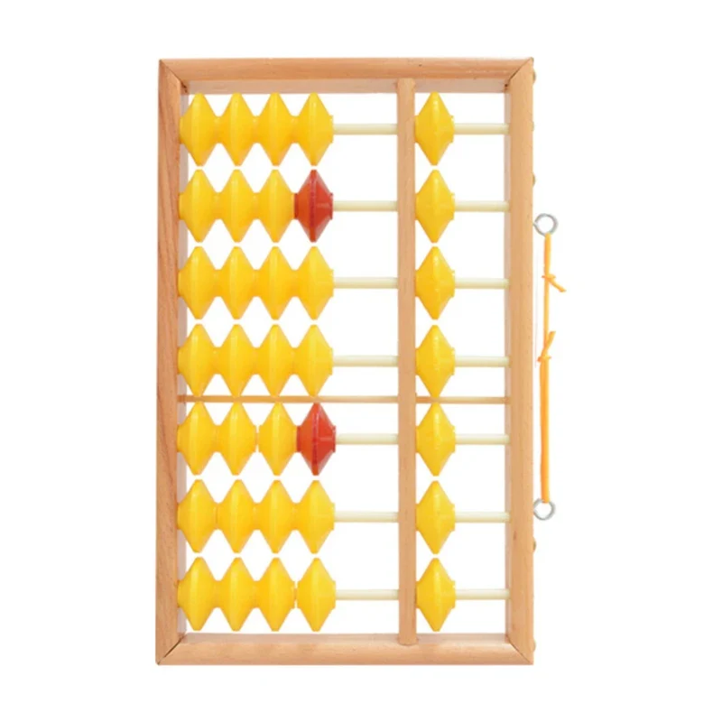 Boulier Chinois Abaque Bois 7 Colonnes – Image 5