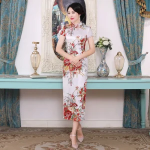 Tenue Chinoise Robe Qipao Longue