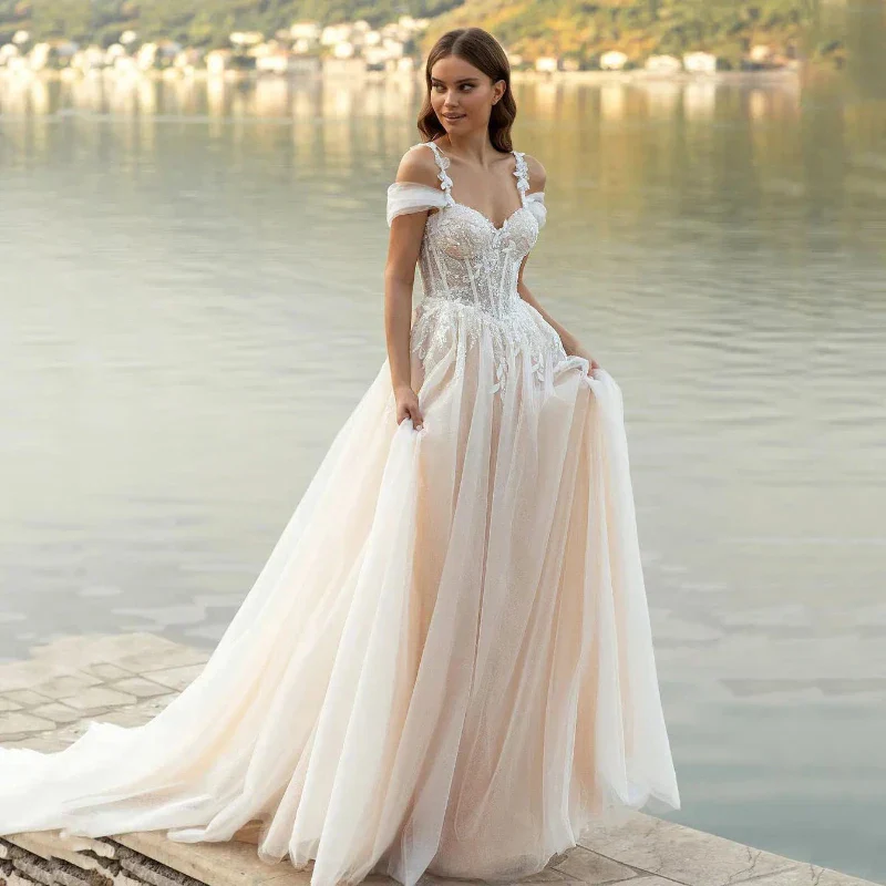 Robe de Mariée Avec Bustier à Lacet – Image 3