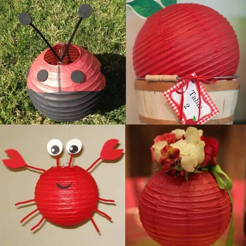 Boules Chinoises Papier Lanternes Rouges – Image 6