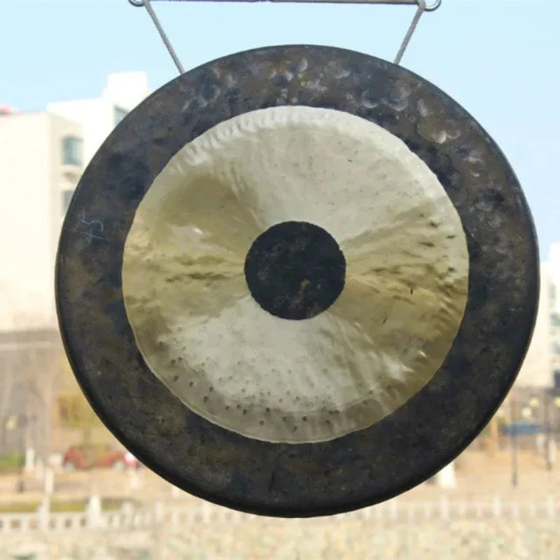 Gong Chinois Arboreal Métal – Image 3