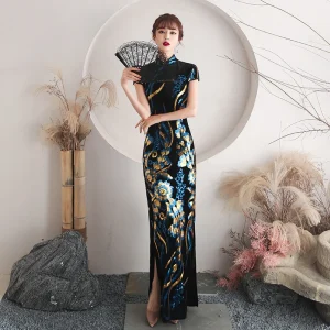 Cheongsam Robe De Mariée Long