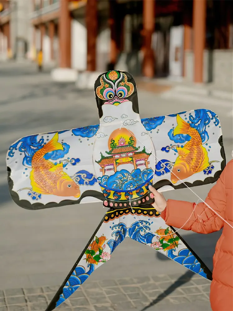 Cerf volant chinois prairie – Image 3