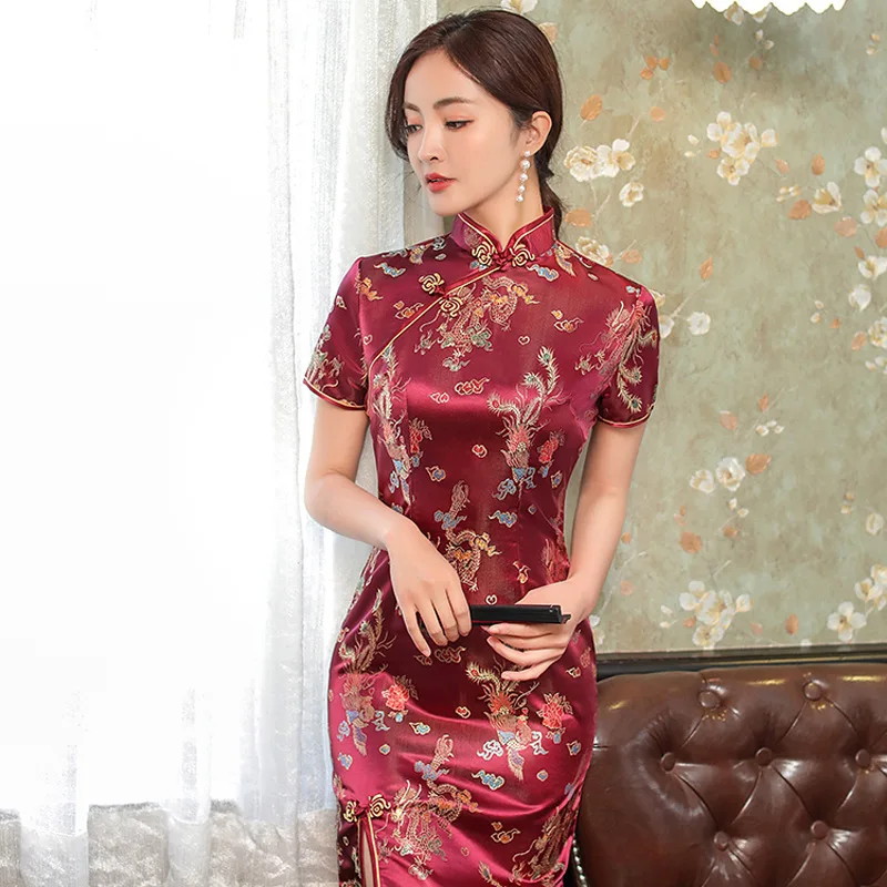 Robe Chinoise Style Qipao Grande Taille