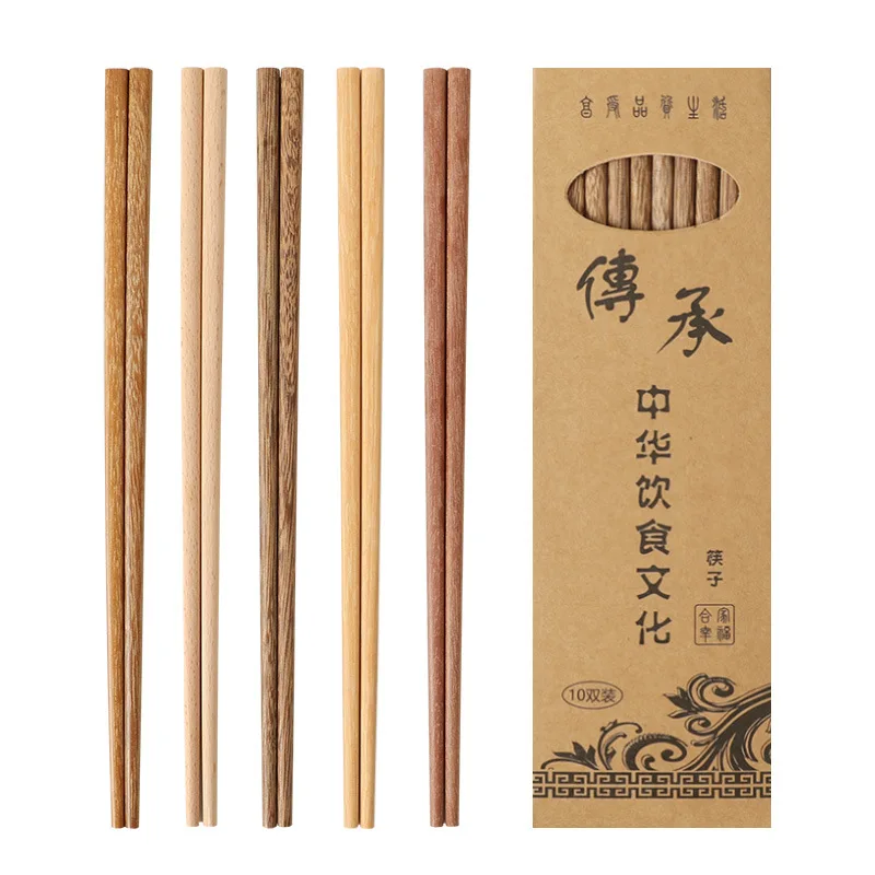 Baguettes Chinoises Bois De Rose Naturel – Image 6