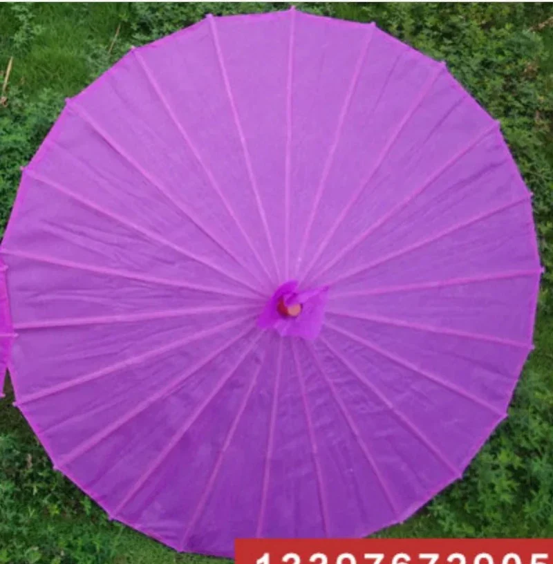 Ombrelle Chinoise Coloré En Tissu – Image 6