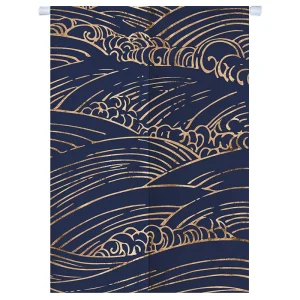 Rideau Chinois Noren Vagues
