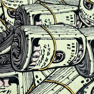 Tapis Chinois Créatif Doux US Dollars